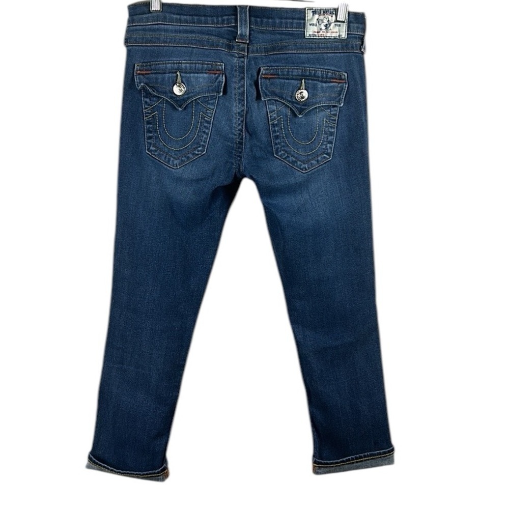True Religion Basic Rolled Capri Jeans Size 29 - Picture 9 of 10